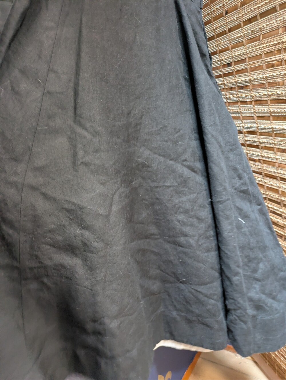 Pinafore Dress, Sleeveless - Pansy Black - S - Picture 5 of 6